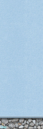 Sims 2 — Studio K Stucco & Rock Plinth - Light Blue by StudioKhagerks — 