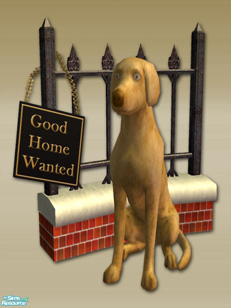 Sims 2 — Quaint Collectables - Dog Sculpture - Mesh by Shakeshaft — Part of a set of very small decorative collectables,