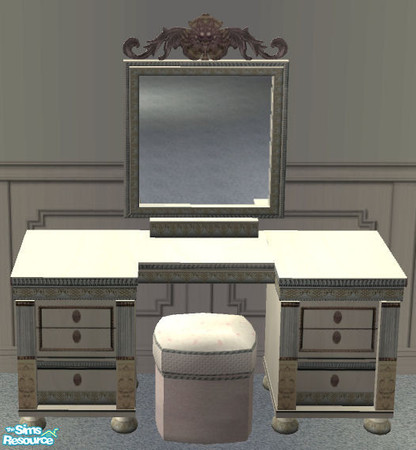 Sims 2 — KBs Whispers Bedroom Vanity by brena31 —  As requested by keedyboo18, the vanity from Vitasims\' Bellissimo