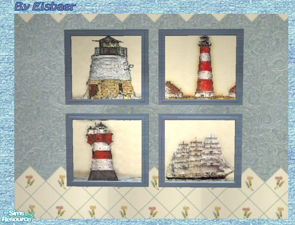Sims 2 — Reflex Prague Paintings - Maritim by Eisbaerbonzo — Painting to match my Reflex Hall in light blue