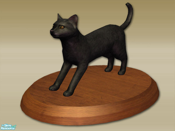 Sims 2 — Quaint Collectables - The Cat - Mesh by Shakeshaft — Part of a set of very small decorative collectables, set