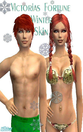 Sims 2 — Victorias Fortune Winter Skin Collection - Light by fortunecookie1 — These are not anatomically correct. Since