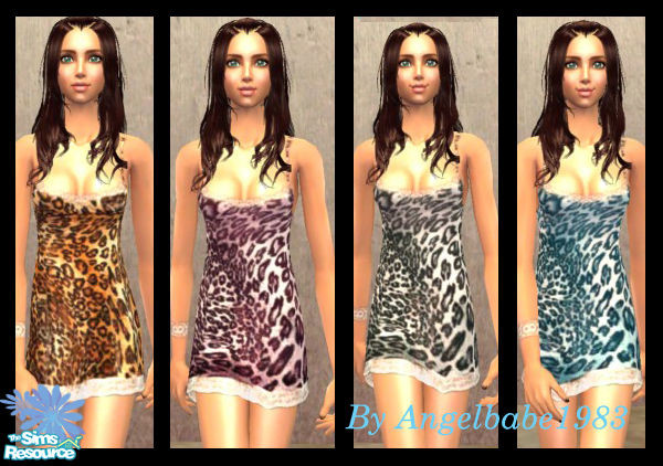 Sims 2 — Rita Set by Angelbabe1983 — Here is a dress set for your Female Adult Sims. It comes in 4 different colours and