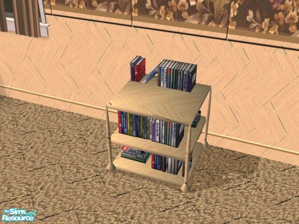 Sims 2 — Fancy Bedroom - Copper Roses - bookcase by ead425 — 