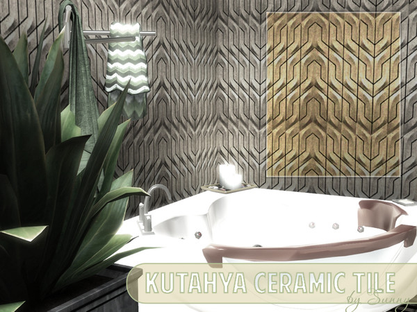 Sims 3 — Kutahya ceramic tile by Sunny13 — Hi guys! Today I want to show you my first tile for sims 3. It was not very