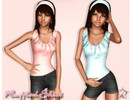 Sims 3 — Simple Ruffled Shirt (R) by Kiara_Ezmeralda — This is my very first creation :D I hope you like it 