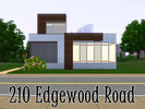Sims 3 — 210 Edgewood Road - Starter by modern_designs — 210 Edgewood Road A beautiful modern new little house! A great