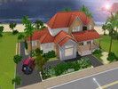 Sims 3 — Beach house M0 by eMy_3m — Beautiful beach house for a family of 4 sims.