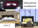 Sims 3 — Upholstered headboard PART 2 by patrymad — Second part of &amp;quot;upholstered headboards&amp;quot; The