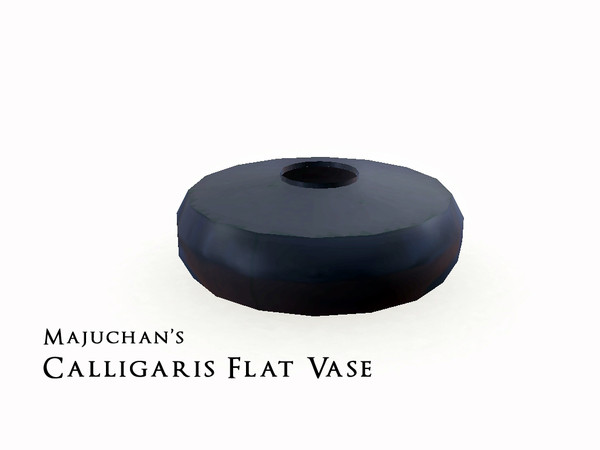 Sims 3 — Calligaris Flat Vase by Majuchan — Caliigaris Italian Vase 01.