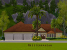 Sims 3 — Mediterranean by gtcicinfinite2 — This house includes: 2 split bedrooms and master room, 2.5 bathrooms, family