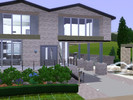 Sims 3 — SIMply Modern II by Kath616 — Two-story loft style modern house with a spacious interior and plenty of outdoor