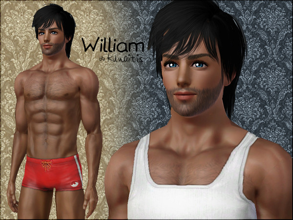 Sims 3 — William by Kuwaitis2 — William Arthur inspired by Romance soul, Ambitious which improve his success in life