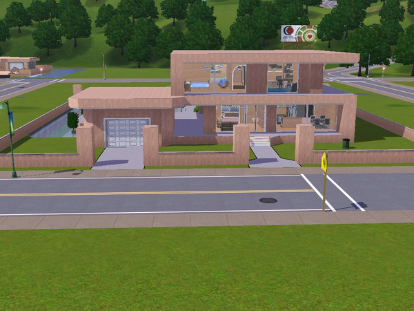 Sims 3 — Nova by Me_And_You2 — Nova has a kitchen, a living room, 3 bedrooms and 4 bathrooms. Two of the bedrooms are not