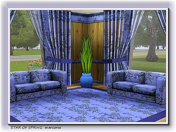 Sims 3 — Star of Spring pattern by marcorse — The Star of Spring . . or Ipheion unifolium if you prefer - hardy bulbs
