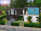 Sims 3 — Modern Preto BH by eMy_3m — This 2 stories modern house has 2 bedrooms, 2 bathrooms, a great backyard with a