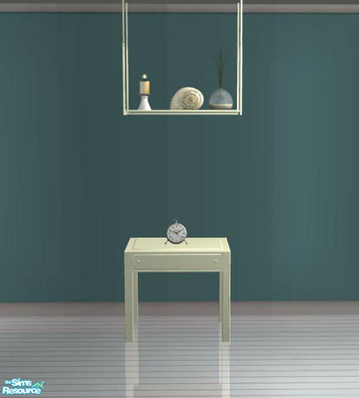 Sims 2 — PBBedroom - Recolor cream - Nightstand creamwood by ShinoKCR — 