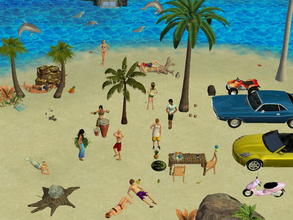 Sims 2 — LB Sand set - sun sand by zaligelover2 — How much does a pound of sand weigh? Well... a pound. But how much does