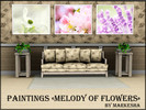 Sims 3 — Paintings Melody of flowers by Markesha by Markesha — Beautiful paintings for every room in your sim's house.
