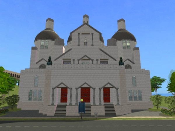 Sims 2 — Le Sacre Coeur by juhhmi — Get this famous Parisian landmark to your neighborhood and let your sims be wed