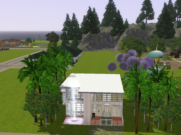 Sims 3 — Cocoamah Modern by Xodess — This lovely home is a beautiful 1-bedroom for a family of two. It has a nice pool in