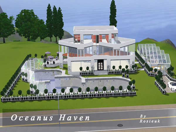 Sims 3 — Oceanus by Rosieuk — This lot was Built in Sunset Vally at the waterfall, As your sim look's out ofthere bedroom