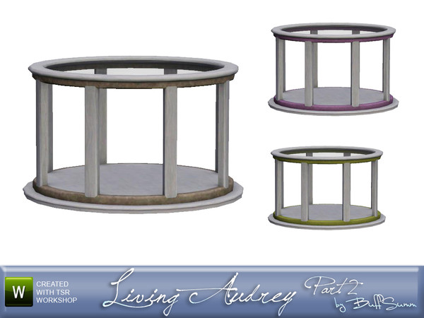 Sims 3 — Audrey Livingroom Coffeetable 1 by BuffSumm — Coffeetable matching the Audrey Livingroom suitable for the