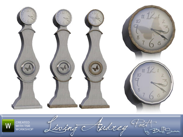 Sims 3 — Audrey Livingroom Grandfathers Clock by BuffSumm — Grandfathers clock matching the Audrey Livingroom suitable