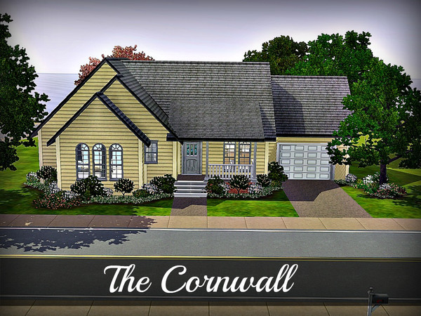 Sims 3 — The Cornwall by paigeedoll — This sweet starter home has many of the amenities of a larger home. It's features