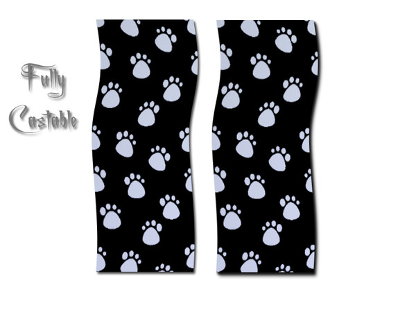 Sims 3 — Various Object Set Paw Prints Wallpaper 3 by Lulu265 — Part of the *FREE* Various Object Set Please do not