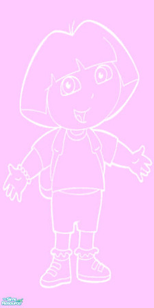 Sims 2 — Dora the explorer_Dora by birinne — Dora