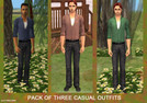 Sims 2 — Whole casual outfit by ali-p — These are a set of three different outfits featuring a rolled up sleeve check