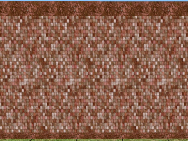 Sims 2 — Bright Tile Set - Bark by zaligelover2 — Tiled wall covering.