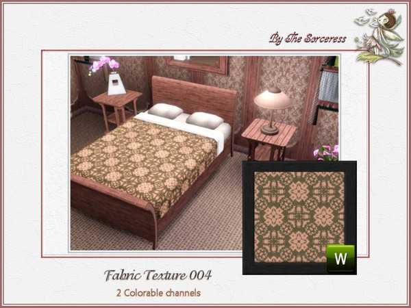 Sims 3 — JJs Fabric Texture 004 by thesorceress — Fabric Texture 004 2 Colorable channels