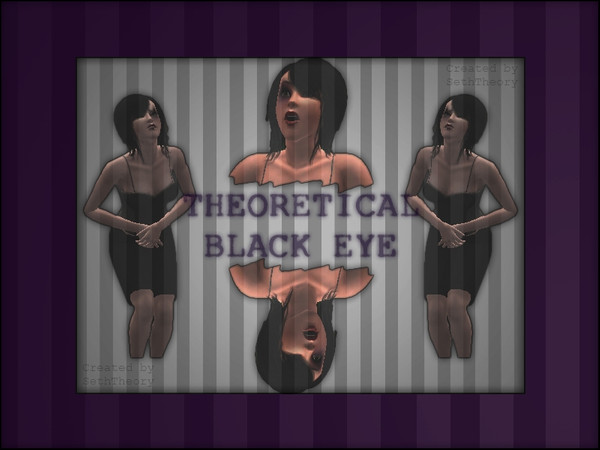 Sims 3 — The Black Eye by SethTheory2 — The original Sims Resource Black Eye! First created: August 19th 2011. Revamped: