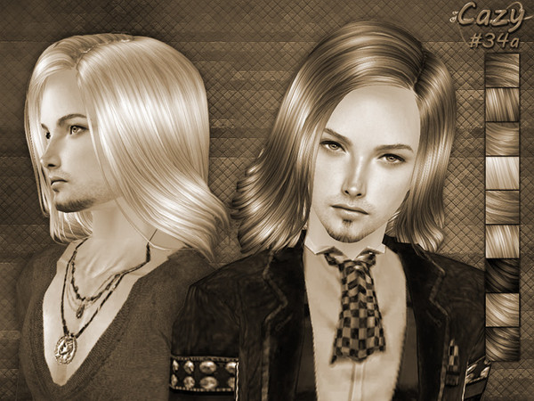 Sims 2 — Brand Hairstyle - Mesh by Cazy — Mesh file.