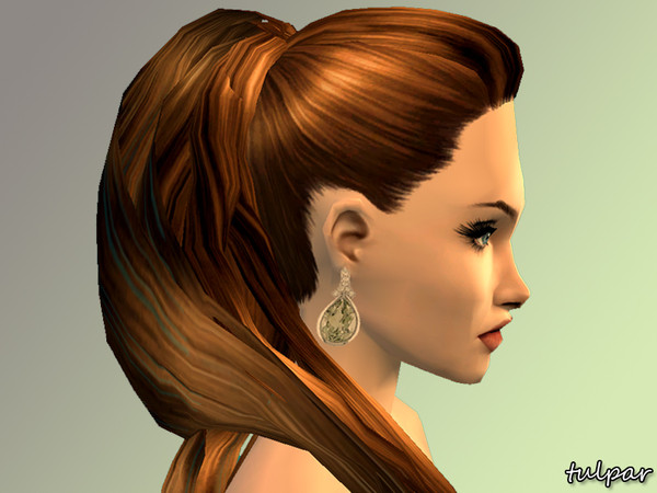 Sims 2 — Gemstone Earrings Set - Olivine by Tulpar2 — Olivine earrings for your sims. (teen, young adult, adult, elder)
