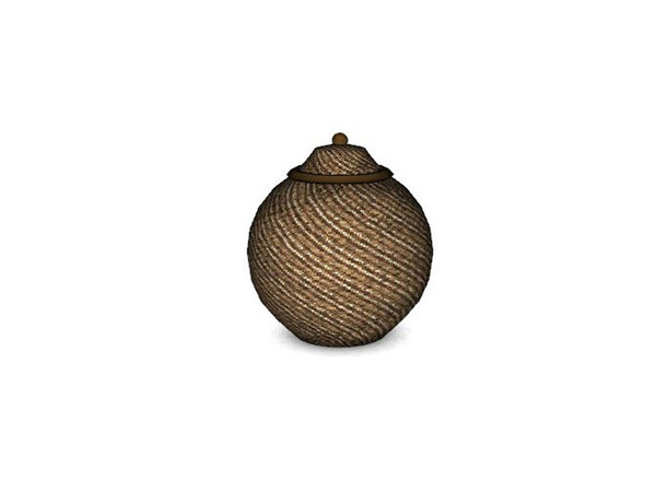 Sims 3 — Cream Living Decor Pot by Lulu265 — Part of the Cream living Set Please do not reupload, or clone my meshes or