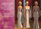 Sims 2 — Pink ribbon ball gown  by ali-p — This is a lovely ballgown for your Sims, its pink and white mixed toned with a