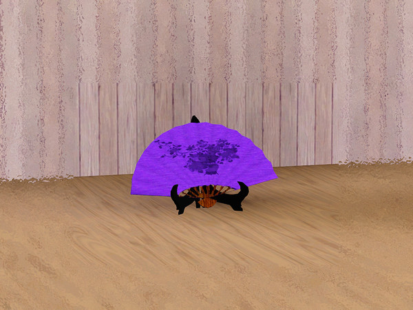 Sims 3 — Asian Inspired Living Standing Fan by TheNumbersWoman — Zen and relaxation are key to eternal happiness. Relax