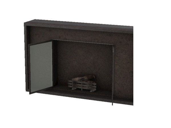 Sims 3 — Arezzo Living Fireplace by Angela — Arezzo Living Fireplace, Large, slightly rustic looking fireplace for