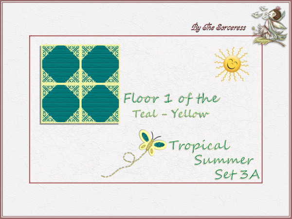 Sims 2 — JJs Floor 1 T_Y Tropical Summer set 3A by thesorceress — This is the first part of the third set in The Tropical