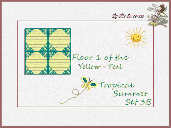 Sims 2 — JJs Floor 1 Y_T Tropical Summer set 3B by thesorceress — This is the second part of the third set in The