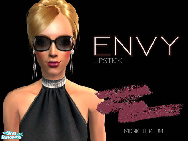 Sims 2 — ENVY Lipstick - Midnight Plum by 06bek — 