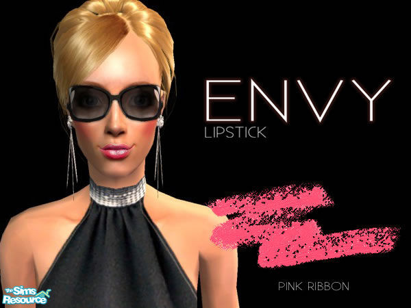Sims 2 — ENVY Lipstick - Pink Ribbon by 06bek — 