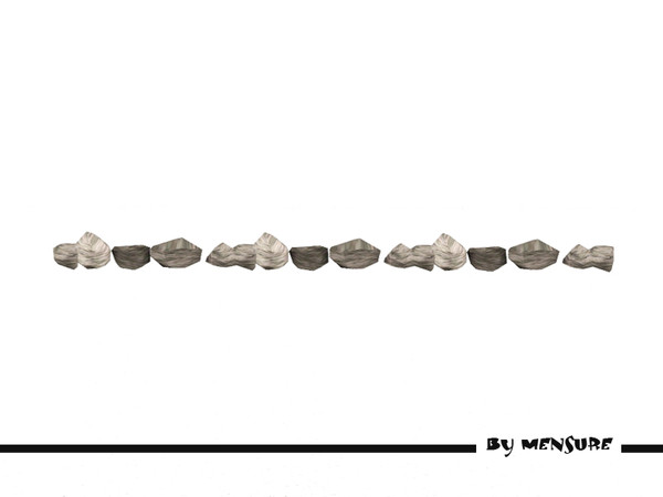 Sims 3 — Cottage Garden_Stone Fence by mensure — Stone Fence by mensure. Do you want to enhance your garden with