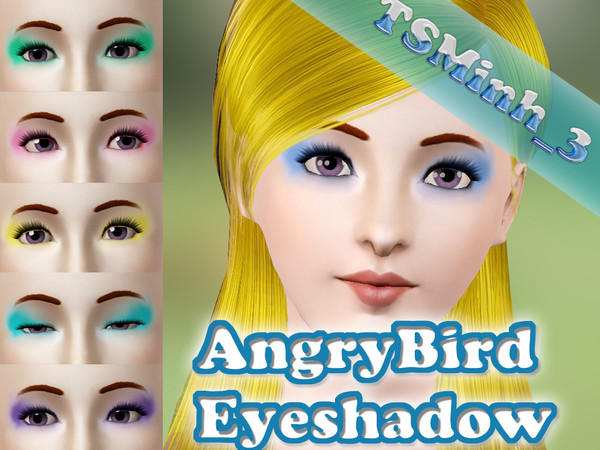 Sims 3 — AngryBird Eyeshadow by TsminhSims — 