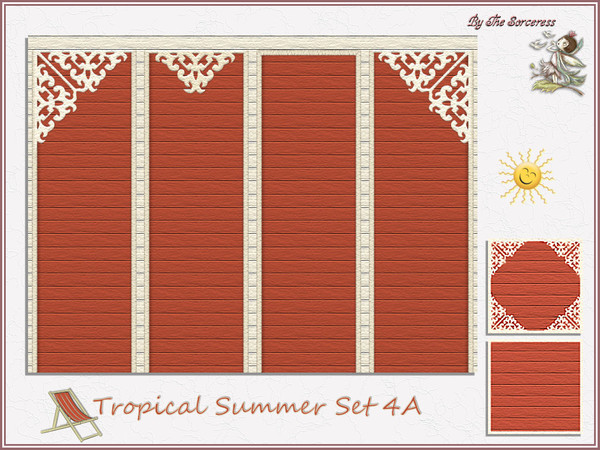 Sims 2 — Tropical Summer set 4A by thesorceress — This is the first part of the allready last set in The Tropical Sets