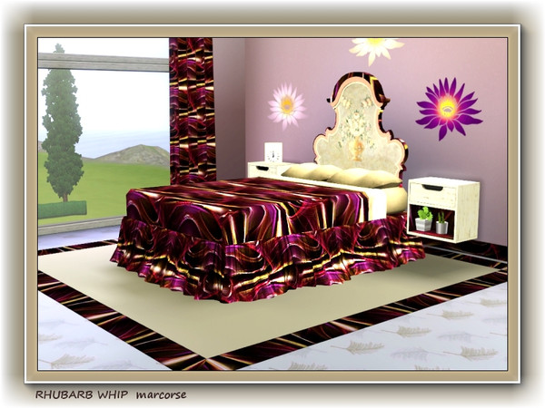 Sims 3 — Rhubarb Whip pattern by marcorse — When this pattern first evolved, I couldn't help myself - it reminded me so