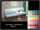 Sims 2 — Jacusters Last Stand Fabric Part 1 by portiapudding — Recolours of the dining chair which links as a booth.